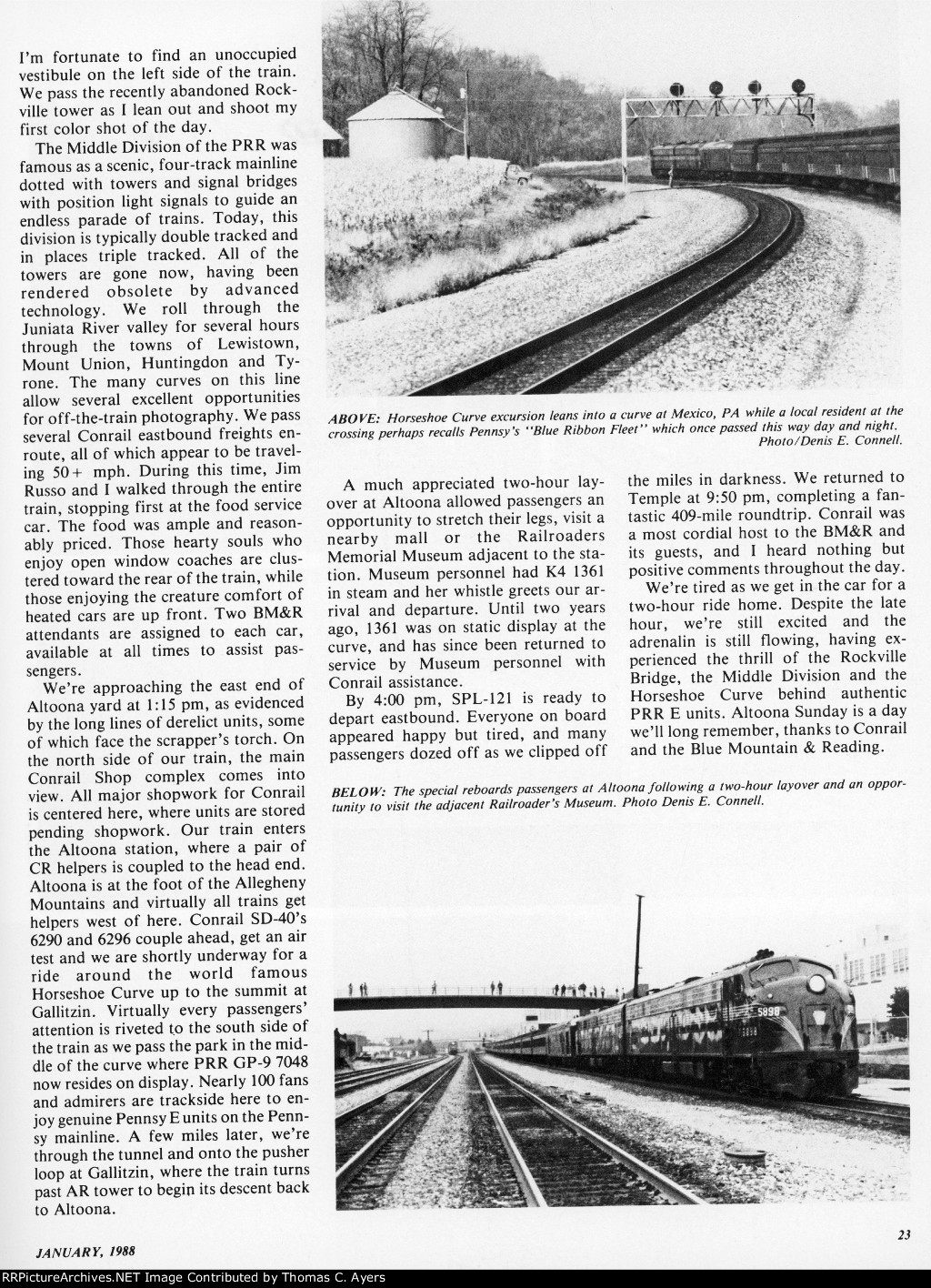 "Altoona Sunday," Page 23, 1988